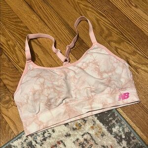 New Balance Pink Sports Bra